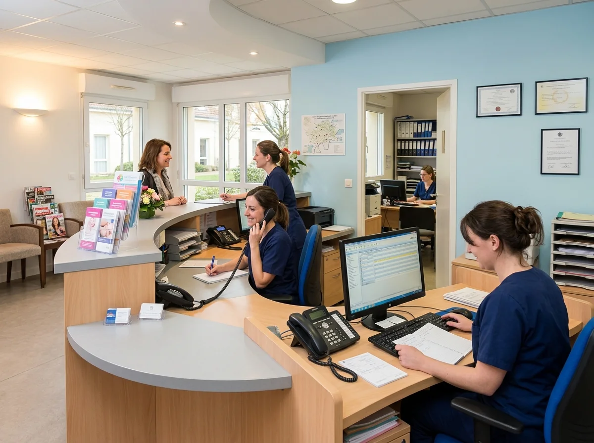 entreprise / bureau / coulisse